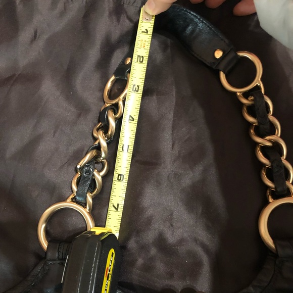 Authentic Coach Genuine leather and suede beautiful C pattern handbag - Picture 16 of 16